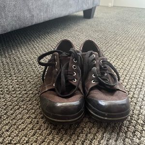Black dansko work shoes. Non-slip. Only worn a few times.